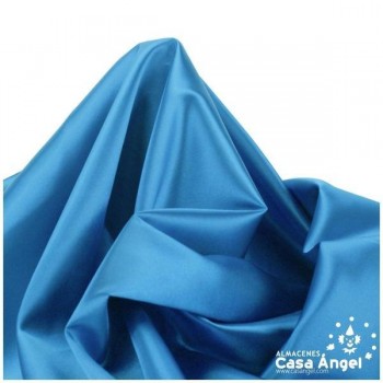 TELA DE RASO TURQUESA  OSCURO 150cm