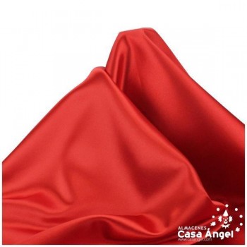 TELA DE RASO ROJO 150cm