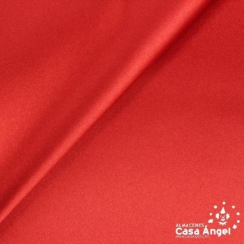 TELA DE RASO ROJO 150cm