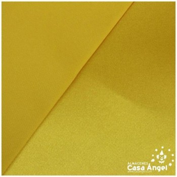 TELA DE RASO AMARILLO HUEVO 150cm