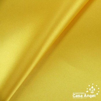 TELA DE RASO AMARILLO HUEVO 150cm