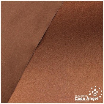 TELA DE RASO MARRÓN CLARO 150cm