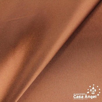 TELA DE RASO MARRÓN CLARO 150cm