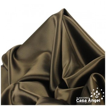 TELA DE RASO MARRÓN 150cm