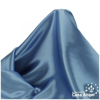 TELA DE RASO CELESTE OSCURO 150cm