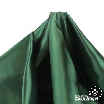 TELA DE RASO VERDE BOTELLA 150cm