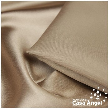 TELA DE RASO COLOR ARENA 150cm