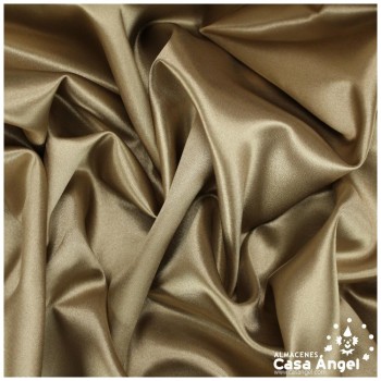 TELA DE RASO BEIGE OSCURO 150cm