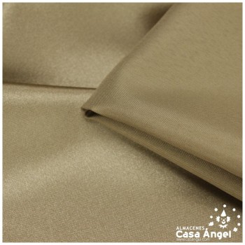 TELA DE RASO BEIGE OSCURO 150cm