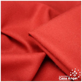 TEJIDO FRANELA ROJO CALDERA 150cm