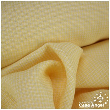 ESTERILLA VICHY AMARILLO JARDINERO 150cm