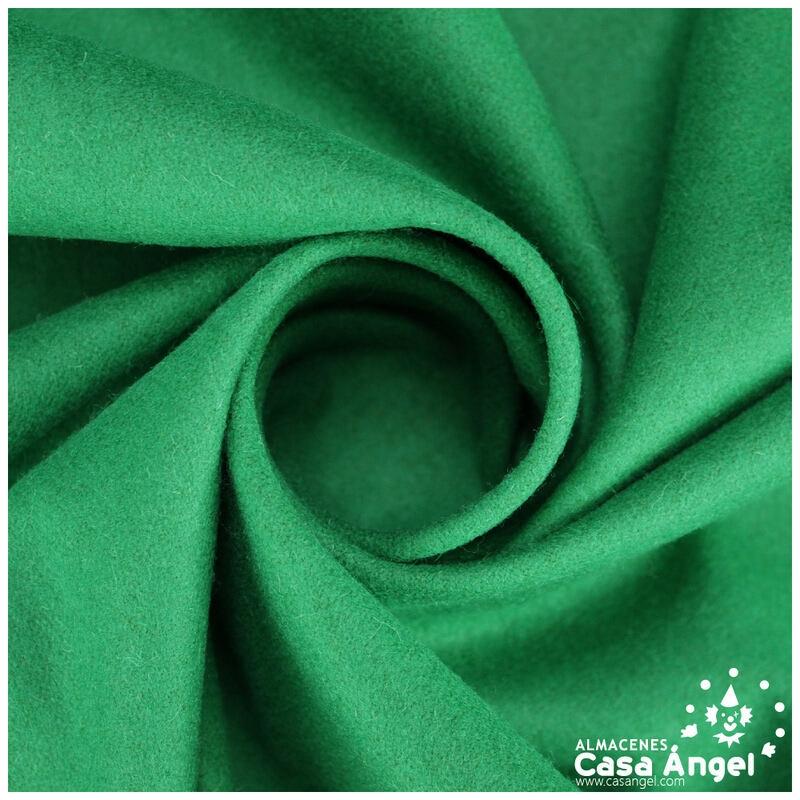 TELA FRANELA LANA VERDE TRÉBOL SERIE OLANN 150cm