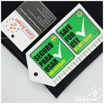 FRANELA SARGA DE LANA NEGRA 150cm