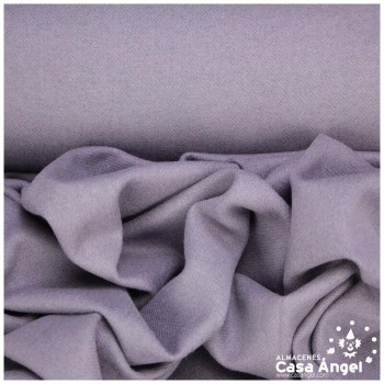 TELA FRANELA DE LANA 100% AZUL MALVA SERIE YUN 150cm