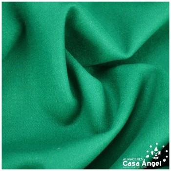 TEJIDO DE PAÑO PLANO VERDE BILLAR 150cm