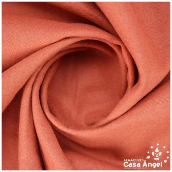 FRANELA NARANJA PLANA POLIÉSTER LISO ESTERILLA 75cm