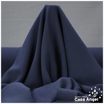 TEJIDO DE PUNTO POLIÉSTER AZUL MARINO 150cm