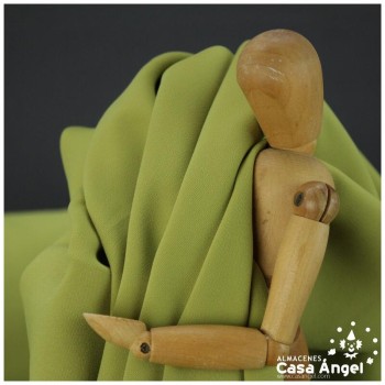 TEJIDO PUNTO PLANO DOBLE CARA VERDE PISTACHO 150cm