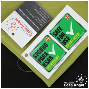 TEJIDO PUNTO PLANO DOBLE CARA VERDE PISTACHO 150cm