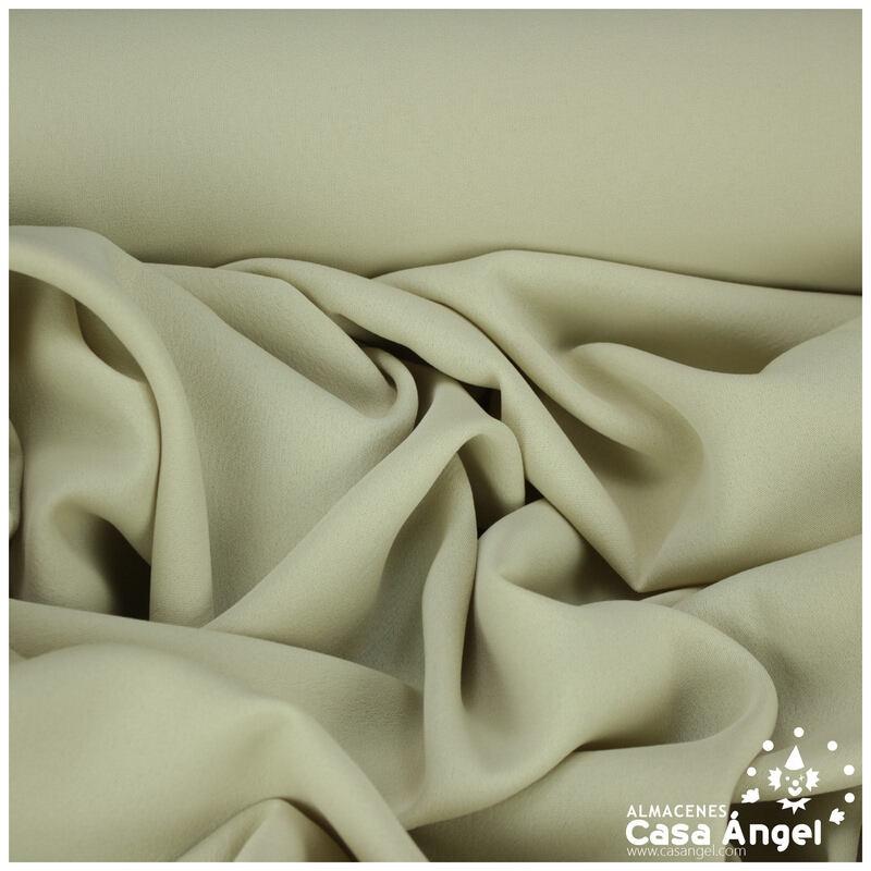 GASA CRESPÓN DE POLIÉSTER BEIGE TRIGO 150cm