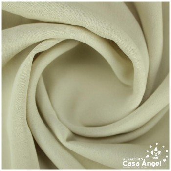 GASA CRESPÓN DE POLIÉSTER BEIGE TRIGO 150cm