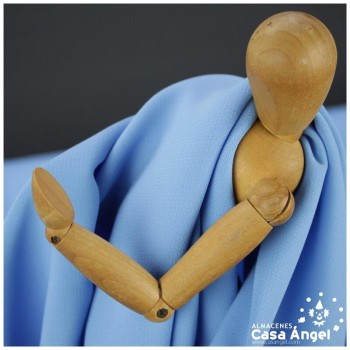 GASA GEORGETTE COLOR TRIGO CON RAYA ADAMASCADA 160cm