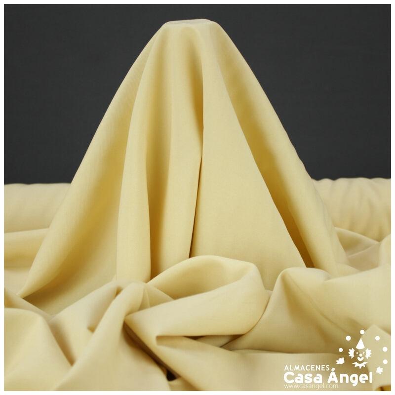 LONETA FINA CREMA VAINILLA ACANALADA 150cm