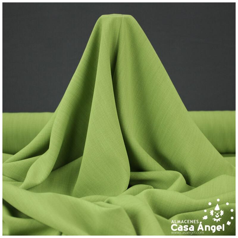 TEJIDO DE PLANA DE POLIÉSTER COLOR VERDE PISTACHO 150cm