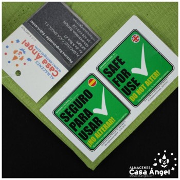 TEJIDO DE PLANA DE POLIÉSTER COLOR VERDE PISTACHO 150cm