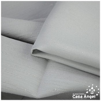 VISILLO RÚSTICO GRIS PERLA TRAMA FLAMMÉ SHANTUNG 150cm