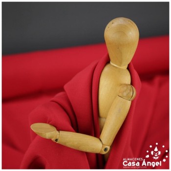 TEJIDO GASA GEORGETTE POLIÉSTER ROJO SANGRE 150cm