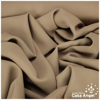 TEJIDO GEORGETTE CREPE MARRÓN CAMEL 150cm