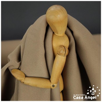 TEJIDO GEORGETTE CREPE MARRÓN CAMEL 150cm