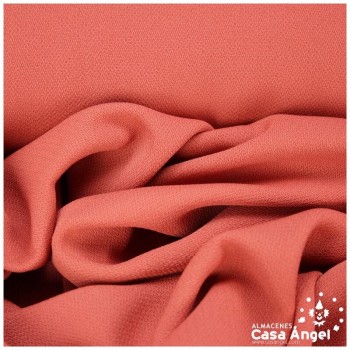 TEJIDO CREPÉ CRISPADO NARANJA CALDERA 150cm