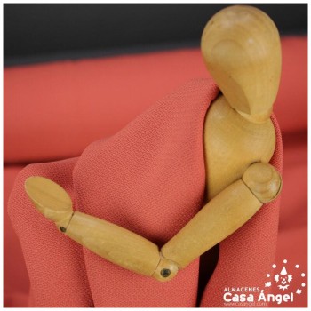TEJIDO CREPÉ CRISPADO NARANJA CALDERA 150cm