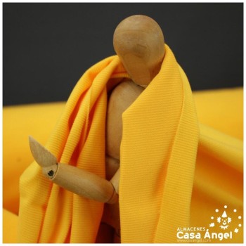 MICROPANA ACANALADA AMARILLO HUEVO 180cm