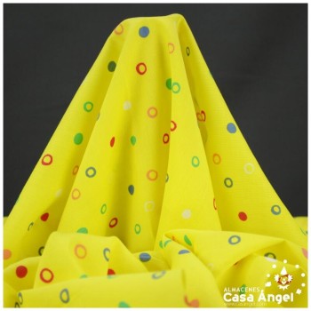CRESPÓN LIMA ESTAMPADO FLORAL 150cm