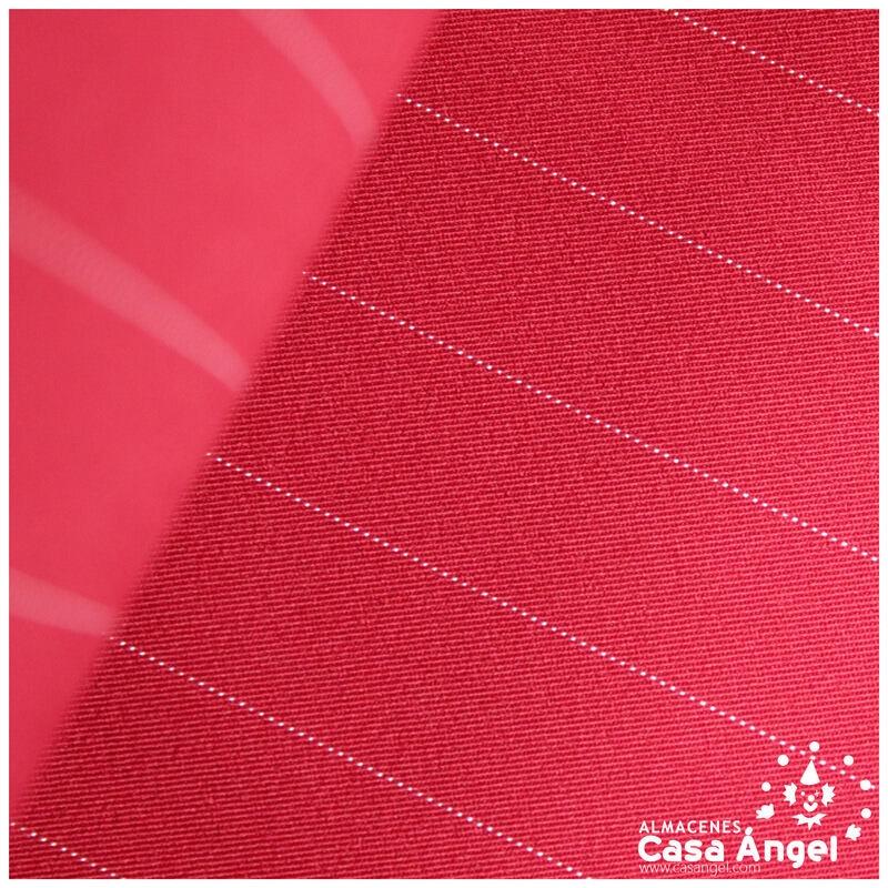 BURLINGTON FINO ROJO CON RAYA DIPLOMÁTICA 150cm