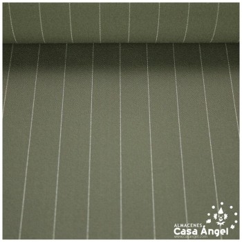 BURLINGTON FINO VERDE KAKI CON RAYA DIPLOMÁTICA 150cm