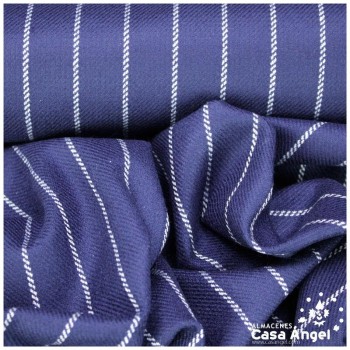 LANITA SINTÉTICA RAYAS MARINERAS FONDO AZUL MARINO 80cm