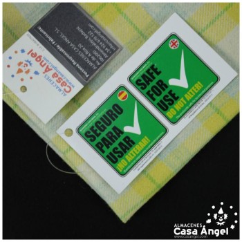PAÑO POLIÉSTER TARTÁN AMARILLO Y VERDE 75cm