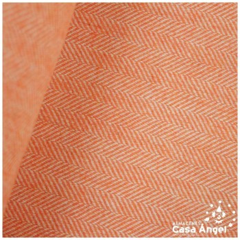 LANA ASARGADA EN ESPIGA NARANJA 150cm