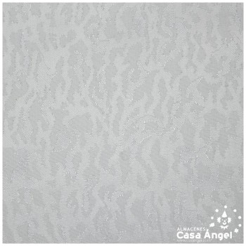 FORRO DAMASCO JACQUARD BLANCO POLIÉSTER 150cm