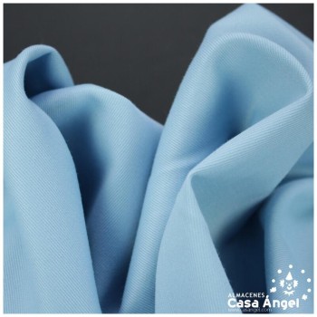TEJIDO DE SARGA FINA CELESTE 150cm
