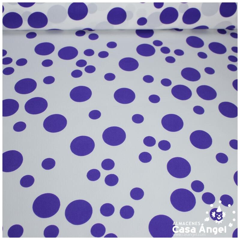 GASA CREPÉ GEORGETTE ESTAMPADO FLORAL FONDO CELESTE 150cm