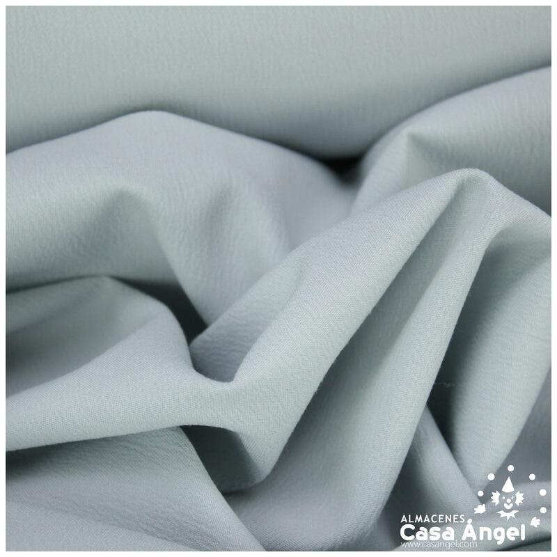 TEJIDO GABARDINA POLIÉSTER GRIS AZULADO 150cm