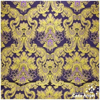 BROCADO MORADO VICTORIANO SERIE REGINA 280cm