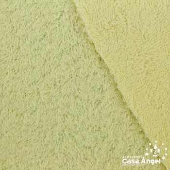 TELA FELPA COLOR AMARILLO CLARO