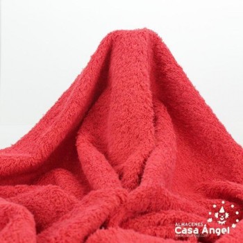 TELA FELPA COLOR ROJO