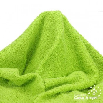 TELA FELPA COLOR VERDE PISTACHO